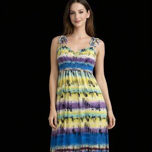 Max & Cleo Multicolor Striped Dress